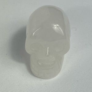 NEW Rock Quartz Stone Skull 1.5”